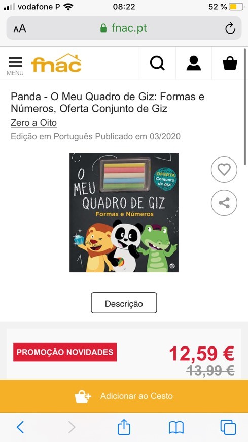 Book Panda - O Meu Quadro de Giz