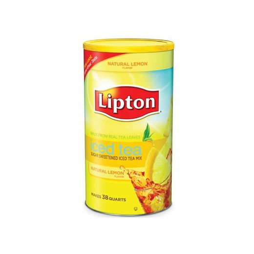 Lipton Lemon Flavor Sugar Sweetened Iced Tea Mix 38 Quarts