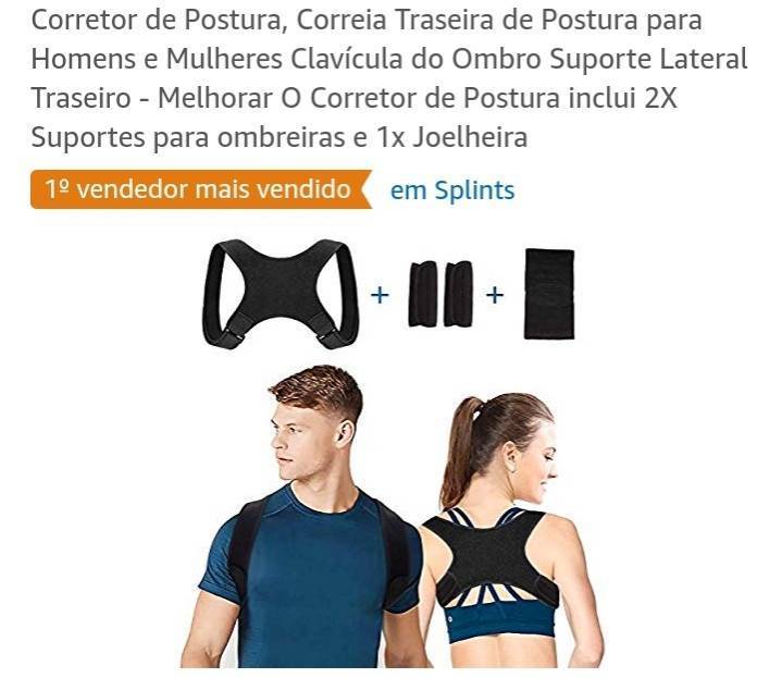 Moda Corretor de postura