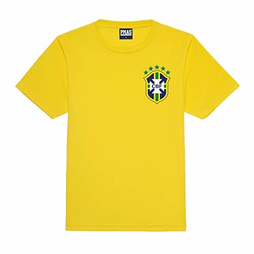 Lugares Print Me A Shirt Camiseta de Futbol Equipo de Brazil Brasil Personalizable