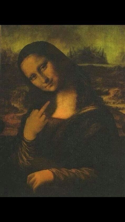 Social Monalisa wallpaper