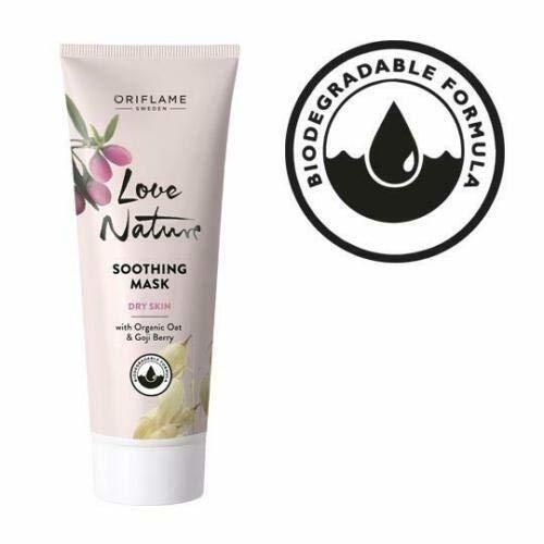 Oriflame Love Nature - Máscara suavizante con avena orgánica y bayas de