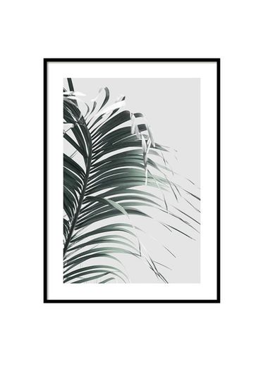 French Palm Leaf Poster