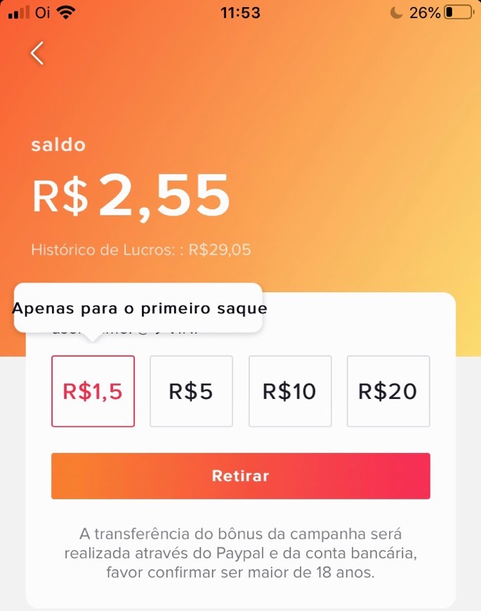 Moda Adiciona o meu código ( 27087448 ) e você ganhar R$1.50