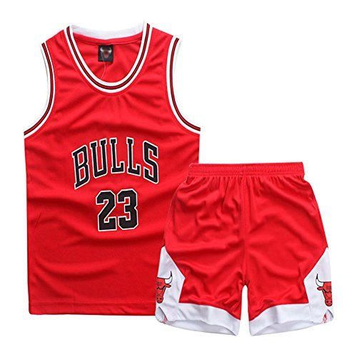 Sokaly Niños Chicago Bulls Jorden # 23 Curry#30 James#23 Conjunto de Camiseta