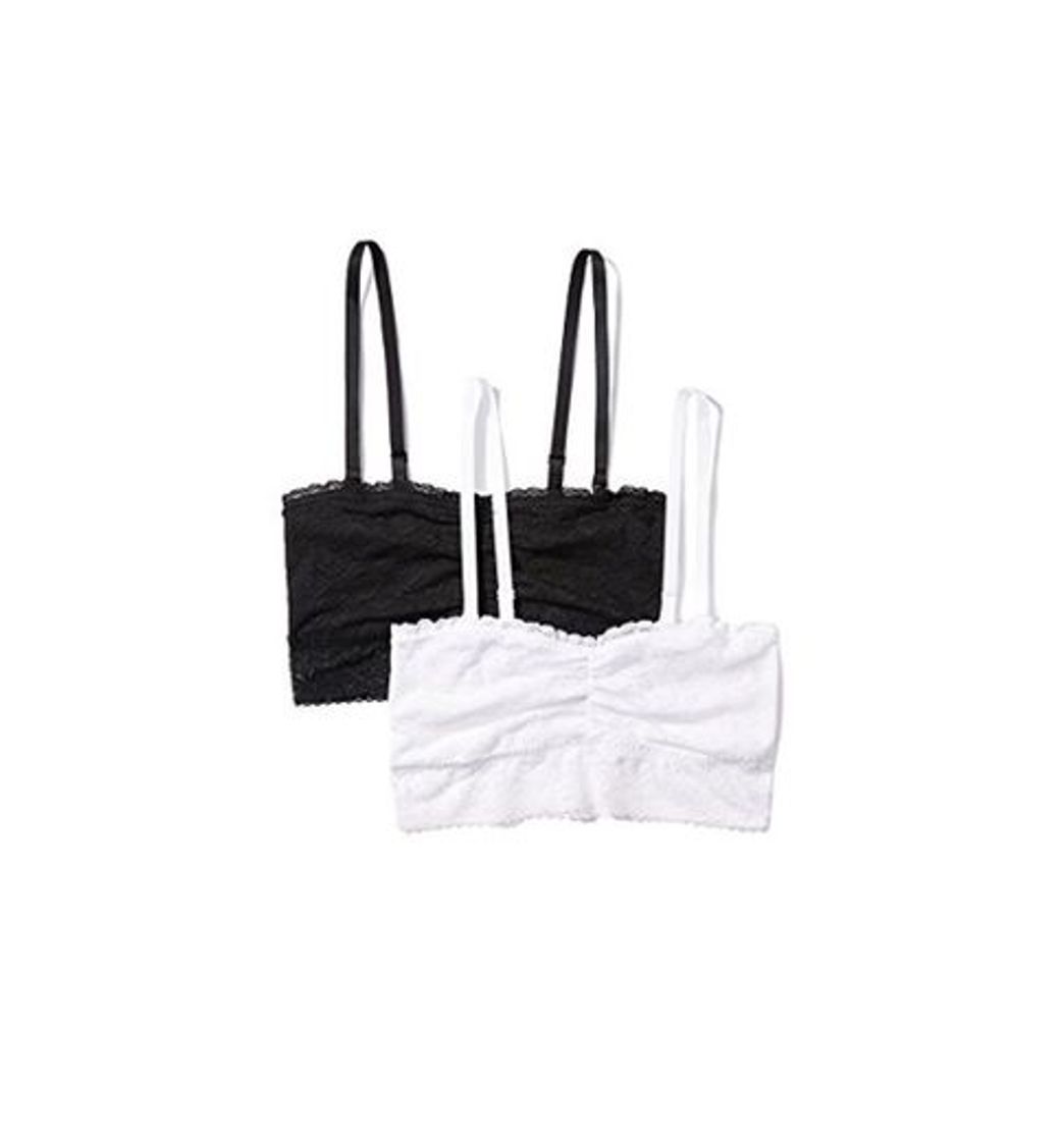 Marca Amazon - Iris & Lilly Sujetador Cotidiana Mujer, Pack de 2,
