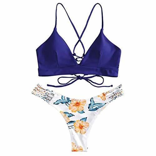 Social riou Bikini Conjuntos de Bikinis para Mujer Push Up Mujeres Traje de