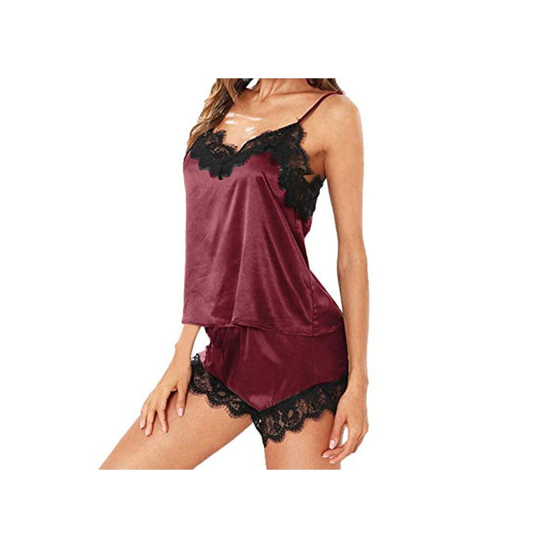 Product Tuopuda Mujer Dormir Sexy Lencería de Conjuntos Encaje Camisolas Camisón Conjunto de