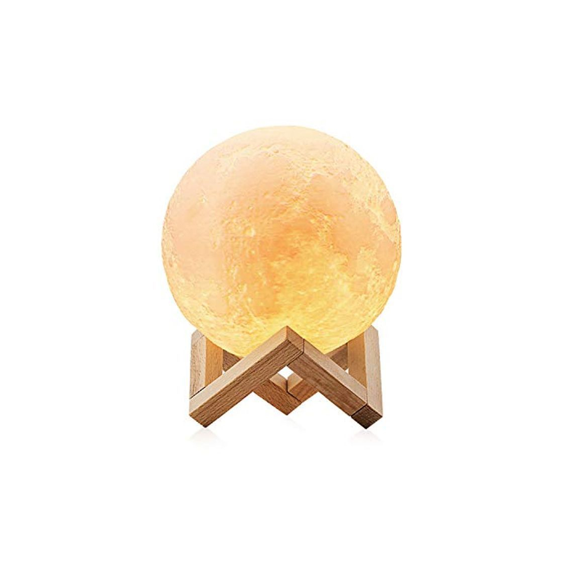 Social Lampara Luna 3D LED Moon Lamp