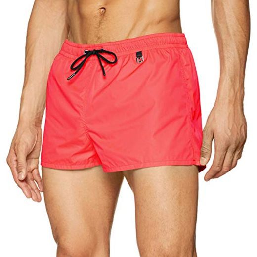 HOM Sunlight Beach Shorts Pantalones Cortos, Rojo