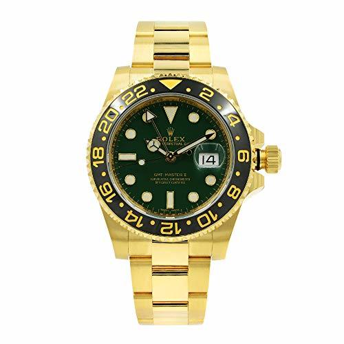 Social Rolex GMT Master II 'Anniversary Green' Reloj automático de Oro Amarillo 116718LN