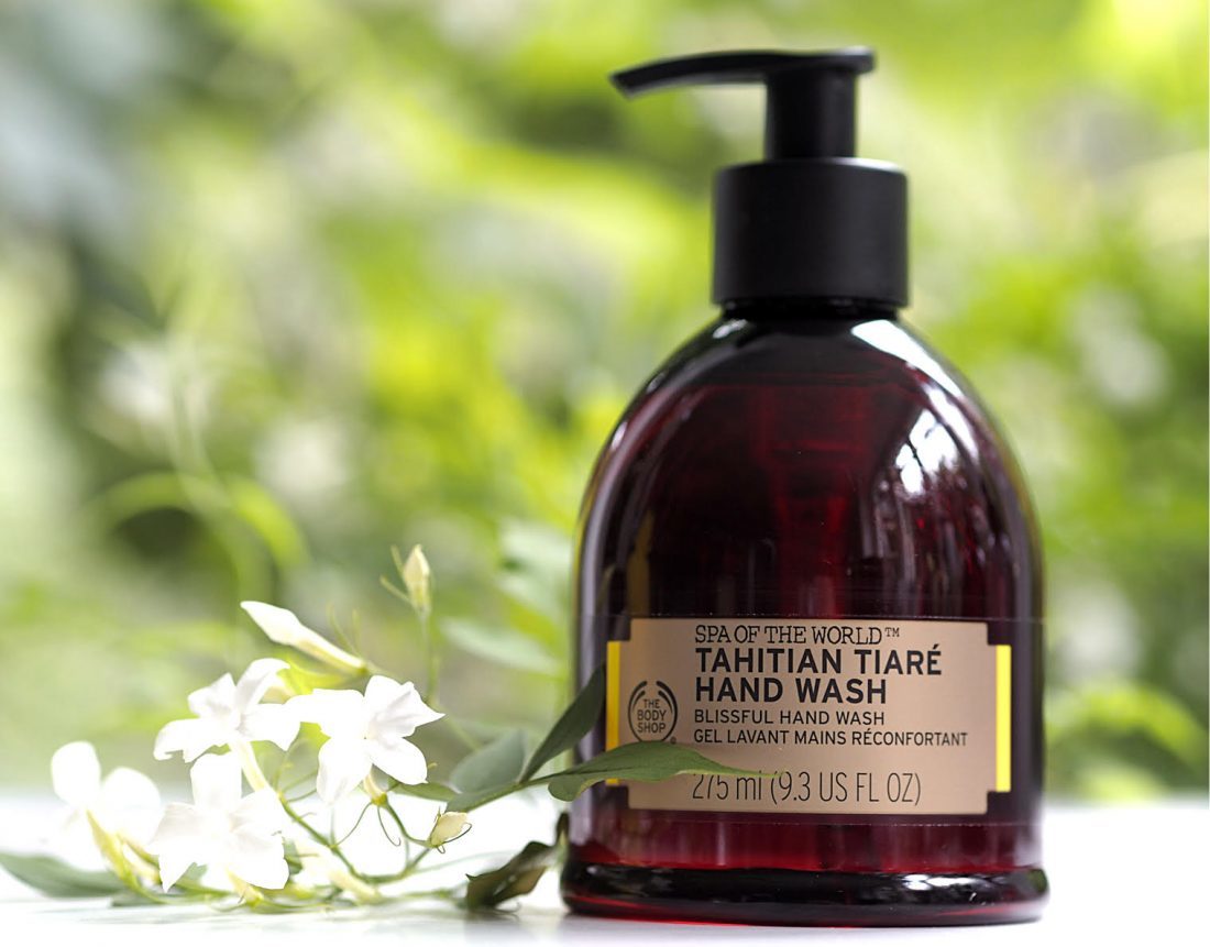 Fashion body shop tahitian tiare hand wash