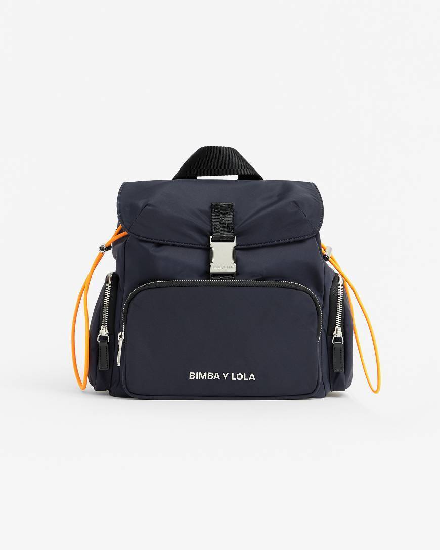 Social Mochila M azul-marinho