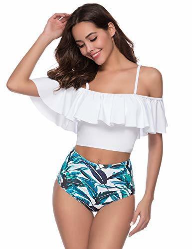 Social Aibrou Bikini Mujer Conjunto Sexy Cabestro Cuello Bañador Cuello en V
