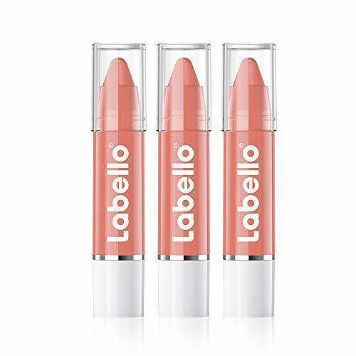 Beauty Nivea Pintalabios con labello auténtica Cuidado, Nude, 3 Pack