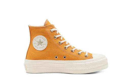 Elevated Gold Platform Chuck Taylor All Star High Top 