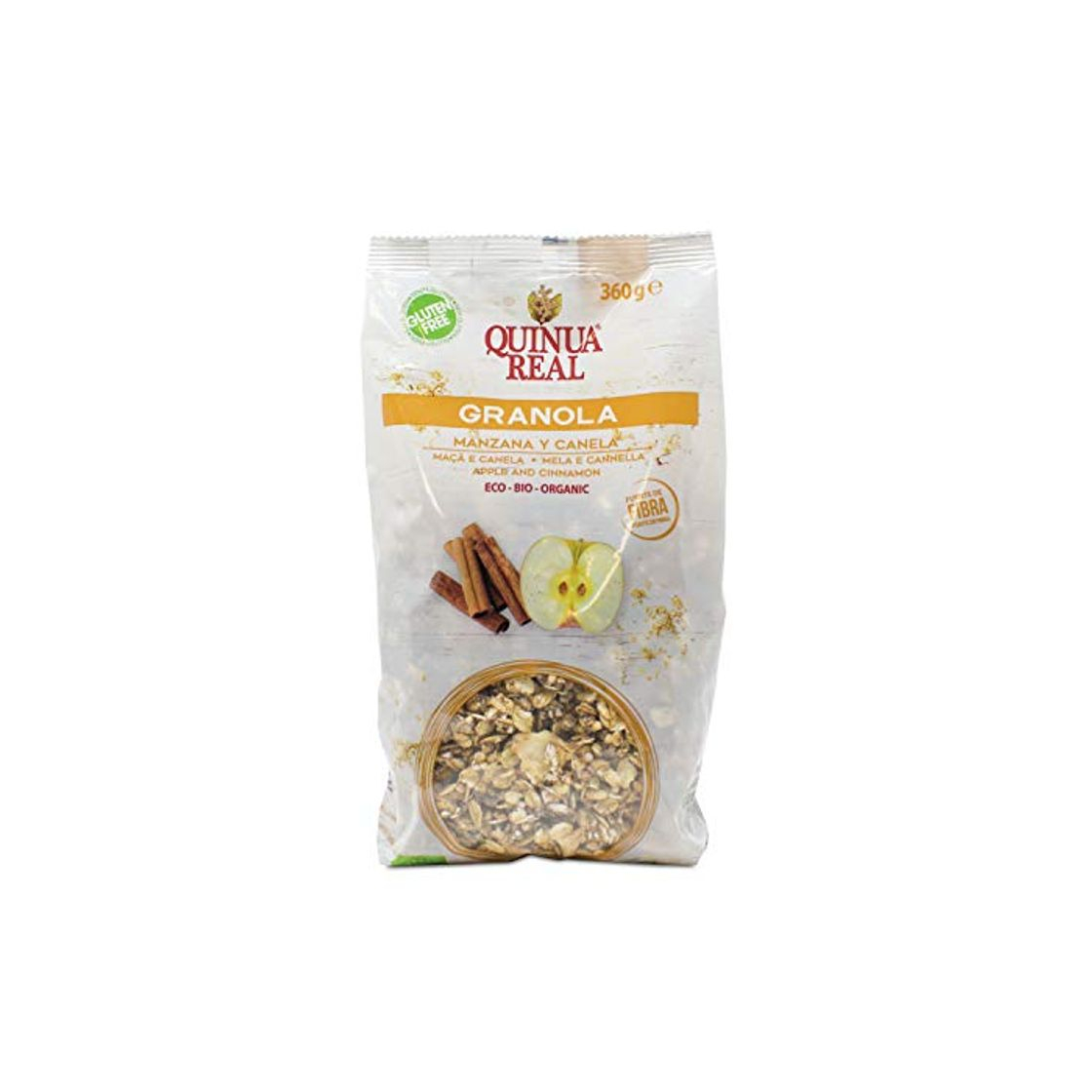 Social Quinua Real Granola con Manzana y Canela sin Gluten BIO