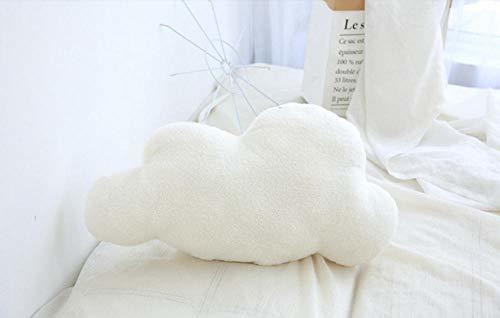 Producto FUYUHAN Preciosa Almohada En Forma De Nube Blanca Gris