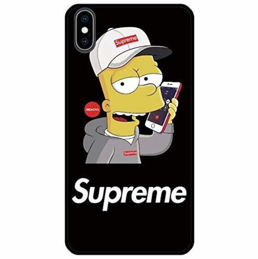 kaser Funda para iPhone X XS Personalizado Supreme Simpson - Funda en