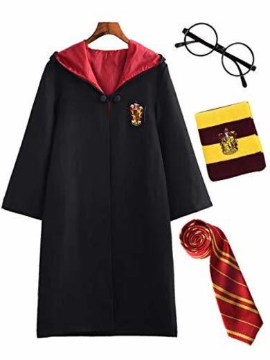 DJSJ- Disfraz Deluxe Infantil Unisex Disfraz Costume Capa Disfraz de Harry Potter