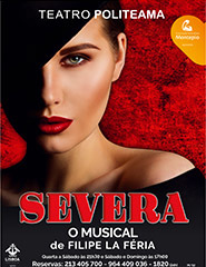 Moda Bilhetes Severa - O Musical - Teatro Politeama