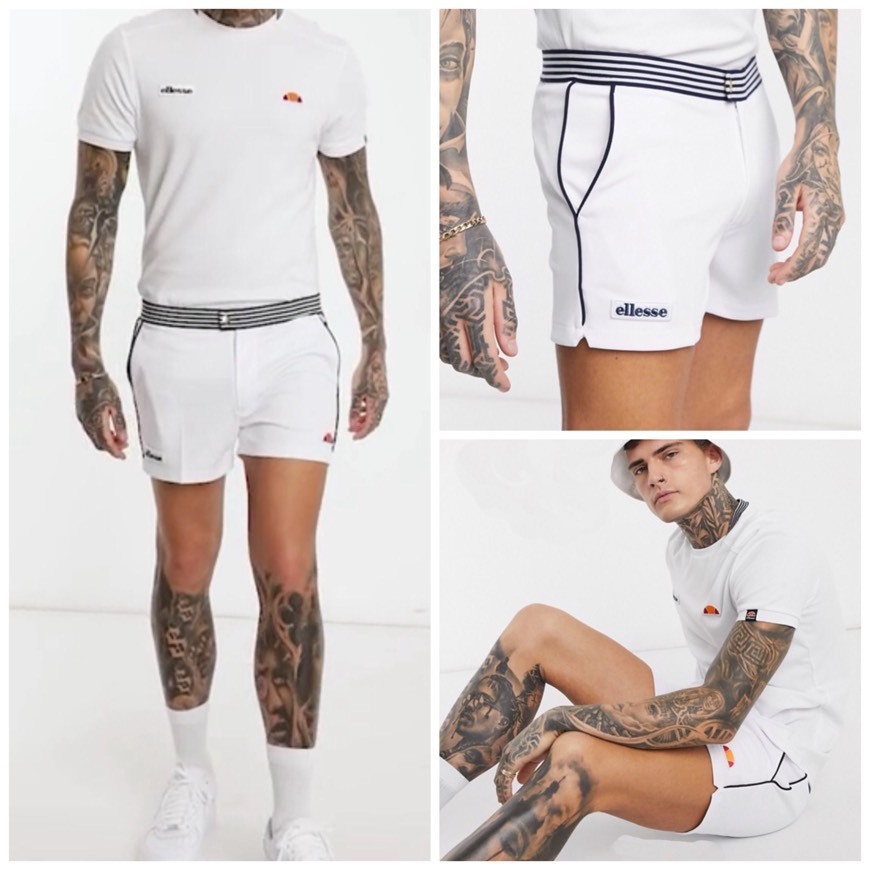 Social White short
