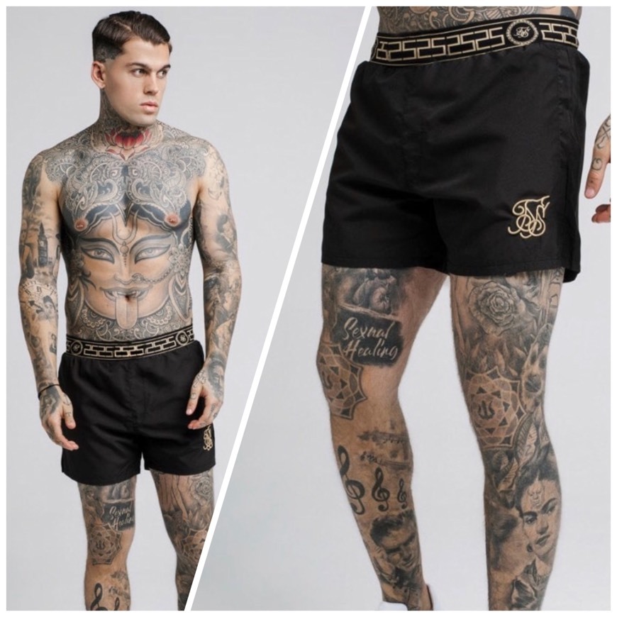 Social Black Shorts
