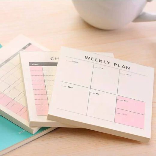 Weekly Plan rosa