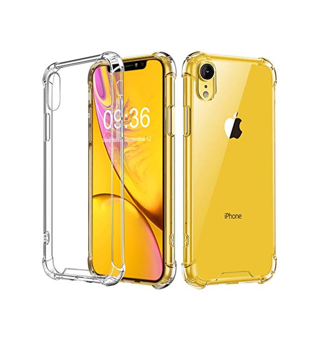 Productos Babacom Funda para iPhone XR, Transparente Carcasa para iPhone XR Absorcion de