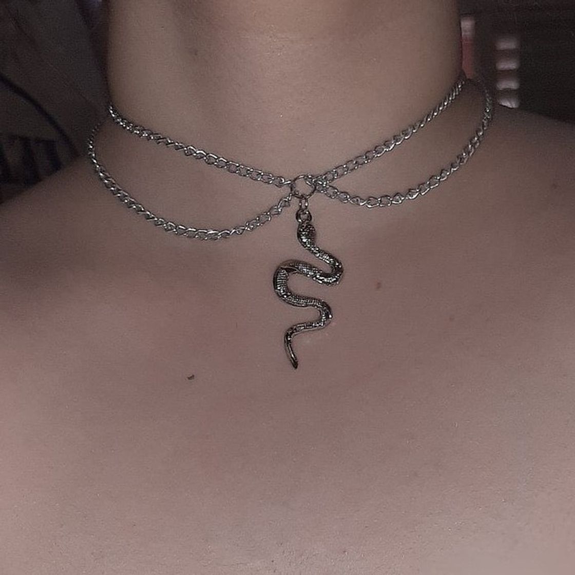 Fashion Choker de serpente ✨