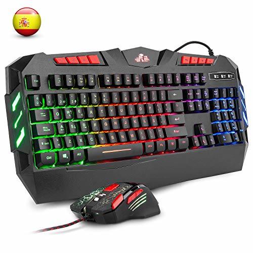 Social Rii RK900+ Teclado Gaming con sensibilidad mecánica Completo