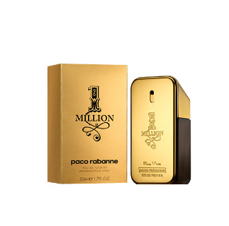 Fashion Paco Rabanne Men's 1 Million Eau de Toilette Spray, 1.7 oz ...