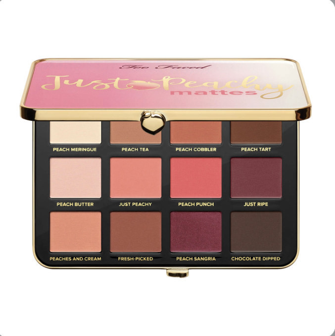 Moda Paleta de Sombras Too Faced Just Peachy Peaches And Cream