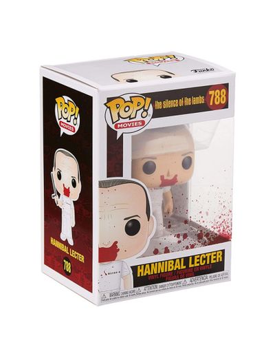 Funko- Pop Figura de Vinilo: Películas: Silence of Lambs-Hannibal BD Coleccionable, Multicolor