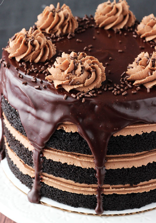BOLO DE CHOCOLATE COM CREME NUTELLA | FLOR DE ...
