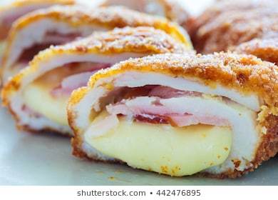 Pechugas de pollo Cordon Blue - Cordon Blue Chicken Breast ...