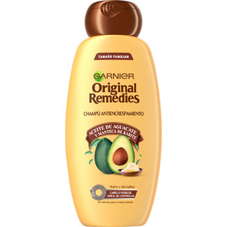 Belleza Garnier Original Remedies Aceite de aguacate y manteca de karité Champú para