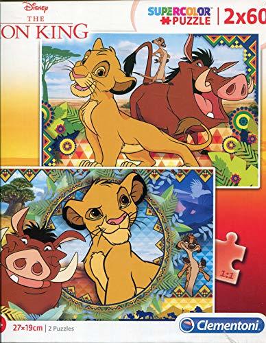 Producto Clementoni 21604 Clementoni-21604-Supercolor - Puzzle-Der König Der Löwen-2 x 60 Piezas