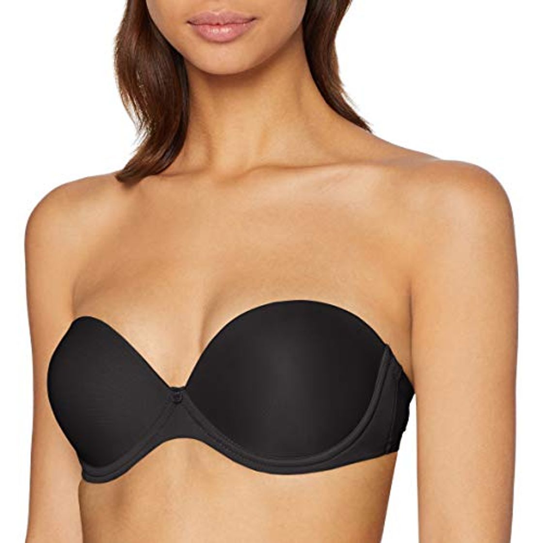 Fashion Selene Sujetador Carlota con Aros Doble Push Up Negro 90B