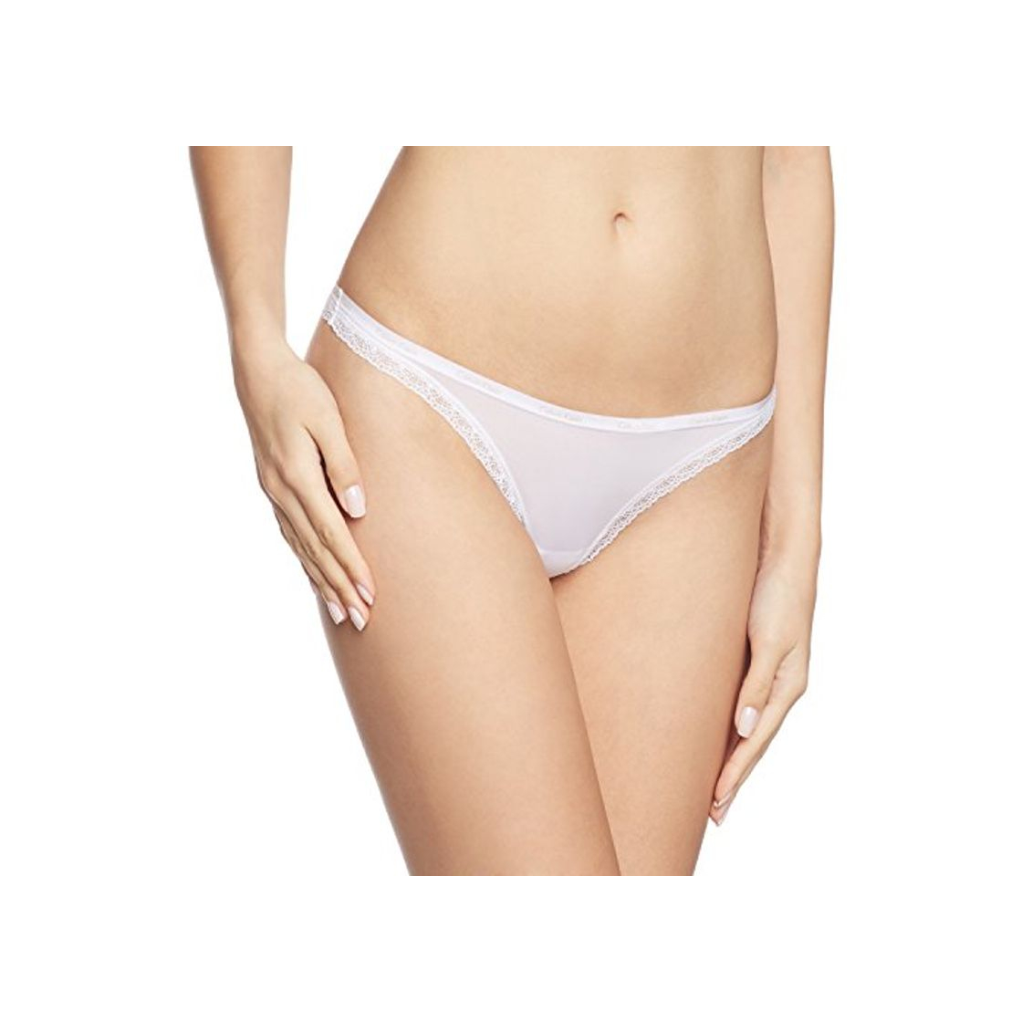 Fashion Calvin Klein Tanga, Blanco