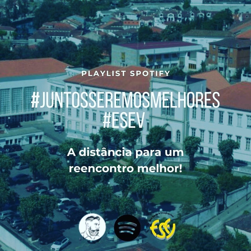 Canción Playlist Home Office Juntos seremos melhores ESEV 