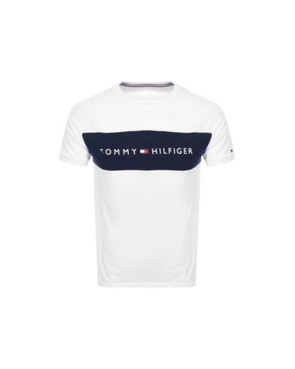 Tommy Hilfiger Original Rib Camisa, Blanco