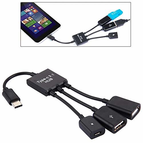 Lugar Ligero y hermoso, fácil de transportar. 17.8cm 3 puertos USB-C / Type-C