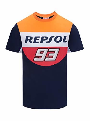 Lugar HONDA Repsol Marc Marquez 93 Moto GP Panel Azul Niños Camiseta Oficial