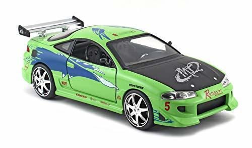 Jada Toys – 97603 Gr – Mitsubishi Eclipse – Fast and Furious – Escala 1/24 – Verde