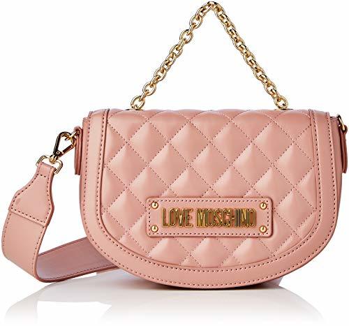 Lugar Love Moschino - Quilted Nappa Pu, Mujer, Rosa, 15x10x15 cm