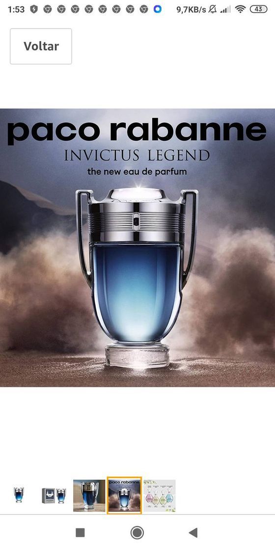 Fashion Paco Rabanne Invictus