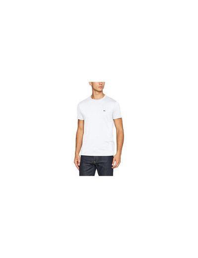 Lacoste TH6709, Camiseta para Hombre, Blanco