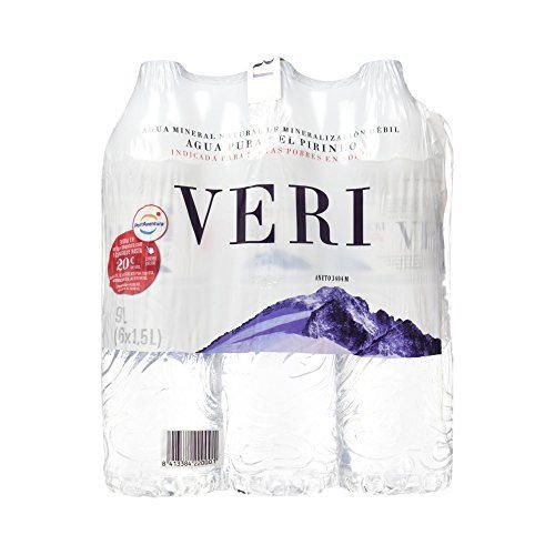 Veri Agua Mineral Natural de Mineralización Débil - Pack de 6 x