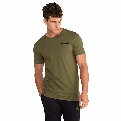 Le Coq Sportif Camiseta ESS Saison tee Hombre Verde Kaki M